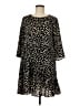Hayden 100% Polyester Animal Print Black Casual Dress Size M - photo 1
