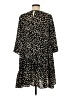 Hayden 100% Polyester Animal Print Black Casual Dress Size M - photo 2