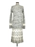 Sequin Hearts 100% Acrylic Silver Kimono Size M - photo 2