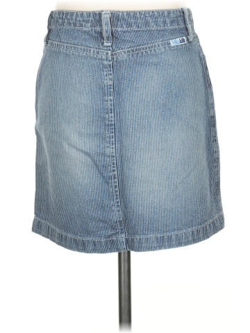 Tilt Denim Skirt (view 2)