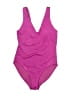 Athleta Solid Pink One Piece Swimsuit Size XS (petite) - photo 1