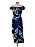 Unbranded Tropical Blue Casual Dress Size L - photo 2