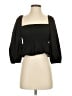 Assorted Brands Black 3/4 Sleeve Top Size S - photo 1