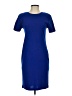 Assorted Brands Solid Blue Casual Dress Size S - photo 1
