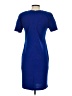 Assorted Brands Solid Blue Casual Dress Size S - photo 2
