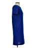 Assorted Brands Solid Blue Casual Dress Size S - photo 4