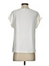 Shein 100% Polyester Ivory Short Sleeve Blouse Size 2 - photo 2