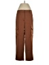 Ann Taylor LOFT 100% Polyester Brown Cargo Pants Size 4 - photo 1