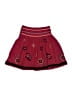 Pumpkin Patch 100% Cotton Hearts Burgundy Red Skirt Size 5 - photo 2