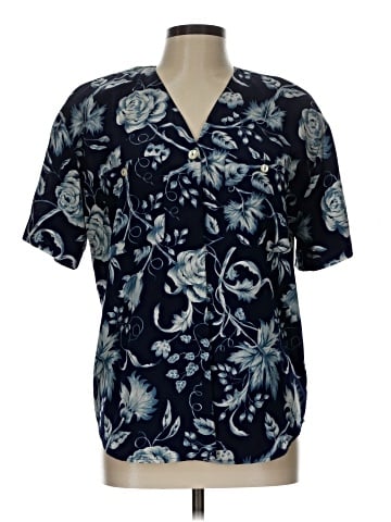 Liz Claiborne Collection Short Sleeve Blouse (view 1)