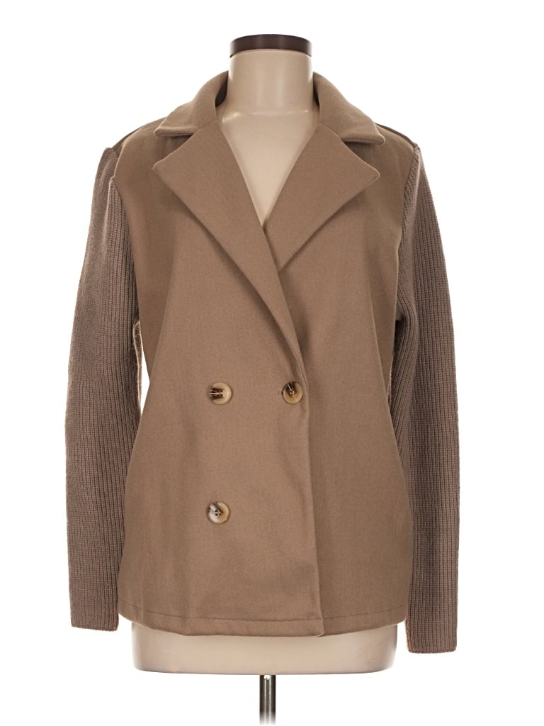 Pre-owned Unbranded Coat In Tan