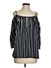 Moon Orchid 100% Polyester Black 3/4 Sleeve Blouse Size S - photo 1