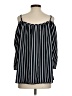 Moon Orchid 100% Polyester Black 3/4 Sleeve Blouse Size S - photo 2