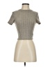 Shein Gray Short Sleeve Top Size S - photo 1