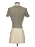 Shein Gray Short Sleeve Top Size S - photo 2