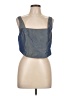 ASOS Design 100% Polyester Blue Tube Top Size 10 - photo 1