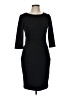 Ellen Tracy Solid Black Cocktail Dress Size 6 - photo 1
