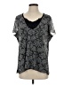 City Chic 100% Nylon Gray Short Sleeve Blouse Size XXS  12 - photo 1