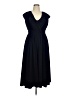ASOS Solid Black Blue Casual Dress Size 14 - photo 1