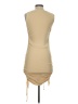 Lioness Solid Tan Cocktail Dress Size S - photo 2