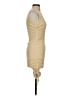Lioness Solid Tan Cocktail Dress Size S - photo 4