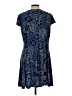 Sandra Darren 100% Polyester Paisley Blue Casual Dress Size L - photo 2