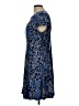 Sandra Darren 100% Polyester Paisley Blue Casual Dress Size L - photo 5