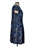 Sandra Darren 100% Polyester Paisley Blue Casual Dress Size L - photo 4