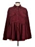 Unbranded 100% Polyester Burgundy Coat Size L - photo 1