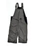 AQ 100% Polyester Gray Snow Pants With Bib Size 7 - 8 - photo 1