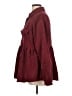 Unbranded 100% Polyester Burgundy Coat Size L - photo 5