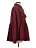 Unbranded 100% Polyester Burgundy Coat Size L - photo 4
