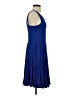 Coercion Solid Blue Cocktail Dress Size S - photo 4