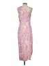 Saylor 100% Polyester Paisley Pink Cocktail Dress Size S - photo 2