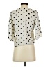 1.State 100% Polyester Polka Dots Ivory 3/4 Sleeve Blouse Size S - photo 2