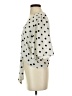 1.State 100% Polyester Polka Dots Ivory 3/4 Sleeve Blouse Size S - photo 5