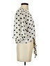 1.State 100% Polyester Polka Dots Ivory 3/4 Sleeve Blouse Size S - photo 4