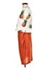 Unbranded Tropical Orange Casual Dress Size M - photo 5