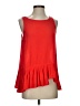 Hinge 100% Viscose Red Sleeveless Blouse Size XS - photo 1