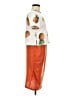 Unbranded Tropical Orange Casual Dress Size M - photo 4