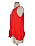 Hinge 100% Viscose Red Sleeveless Blouse Size XS - photo 5