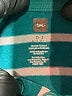 Tea 100% Cotton Stripes Green Long Sleeve Onesie Size 0-3 mo - photo 3