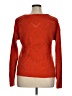 Caren Sport 100% Acrylic Chevron-herringbone Orange Pullover Sweater Size 1X - photo 2