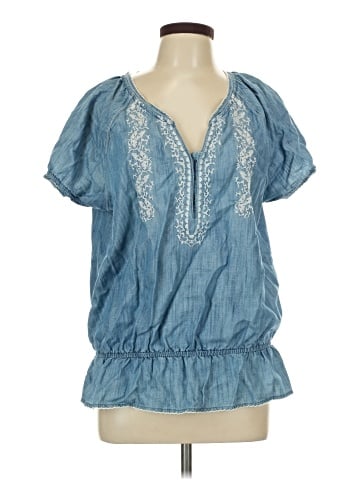 SONOMA life + style Short Sleeve Blouse (view 1)