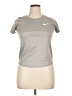 Nike 100% Polyester Gray Active T-Shirt Size XL - photo 1