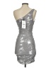 Zara Metallic Silver Cocktail Dress Size XS - photo 2