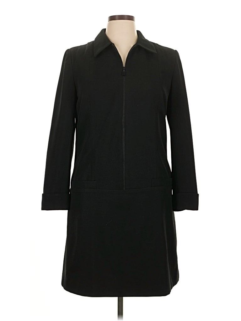 Pre-owned Kasper A.s.l. Casual Dress In Black