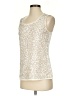 Coldwater Creek 100% Polyester Ivory Sleeveless Top Size S - photo 1