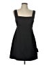Lulus Solid Black Casual Dress Size L - photo 1
