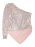 City Chic Silver Pink Bodysuit Size 22 Plus (XL) - photo 1